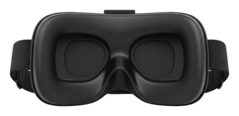 Virtual reality experience home technology innovate isolated on transparent background