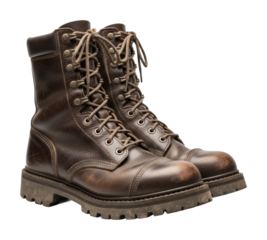 Adventure boots urban environment product isolated on transparent background