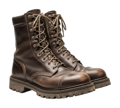 Adventure boots urban environment product isolated on transparent background