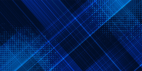 modern blue abstract background with elegant bright diagonal lines