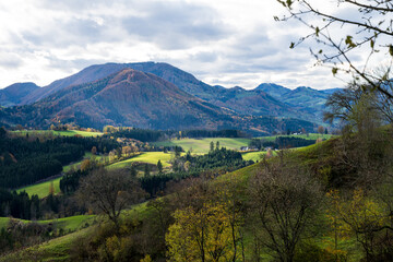 Obraz premium Autumn in the Mostviertel