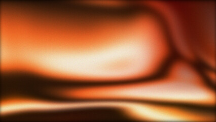 gold Abstract ribbed glass background in warm liquid fluid golden orange tones with glossy curved texture, vertical light lines and smooth gradient for use in luxury design,