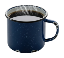 Steaming coffee cup on table kitchen beverage cozy atmosphere isolated on transparent background