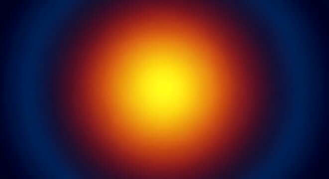 Abstract Radial Gradient Deep Color Concentration Vibrant Light Source Energy Field Dark and Light Contrast Depth and Dimension Blurred Background Artistic Design