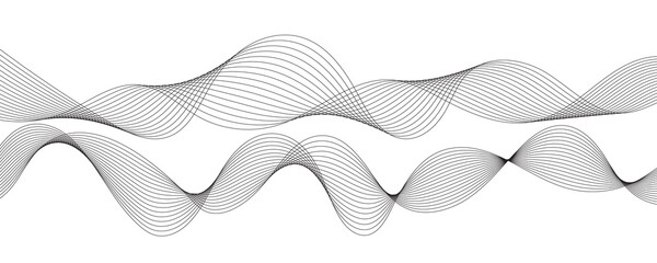 abstract wavy lines illustration