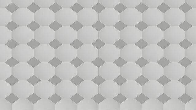 Seamless geometric pattern of overlapping oval shapes in shades of gray