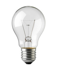 Light bulb isolated on white transparent background PNG