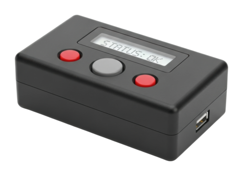 Testing device operations in a tech lab environment for efficiency isolated on transparent background