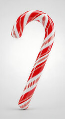 Fototapeta premium Festive Candy Cane A Sweet Striped Treat for the Holidays