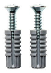 Home improvement tools installing wall anchors for secure projects isolated on transparent background