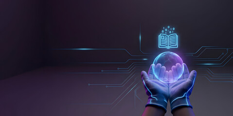 Global digital education network in hand