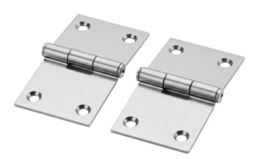 Hinge installation process workshop diy guide view isolated on transparent background