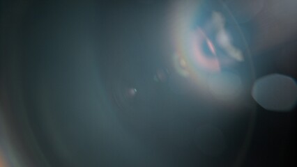 Obraz na płótnie Canvas Abstract background of real lens flare for overlay or transition