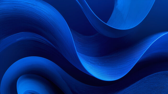 abstract blue waves