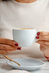 Cozy Coffee Moments at a Café Table – Lifestyle Food Photography