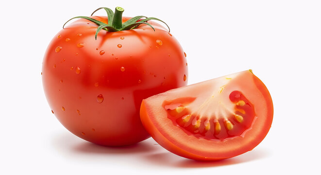 food photography of sliced fresh tomato for culinary visuals and healthy eating promotions