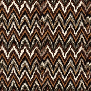 Seamless Native American chevron pattern, earthy brown, beige, black, textile design textile pattern seamless fabric pattern, textile background 