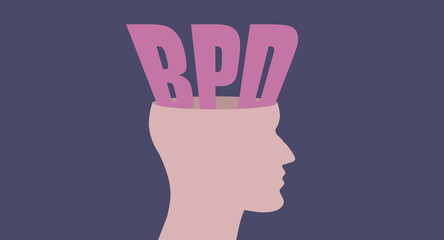Borderline Personality Disorder Awareness Month vector