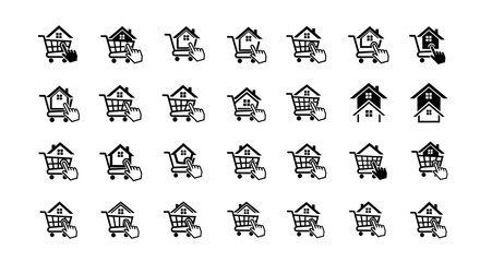 Conceptual representation of online real estate market and virtual home shopping experience