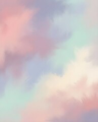 Soft Pastel Cloud Background with Dreamy Gradient Texture