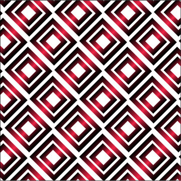 Abstract Gradient Square And Dimonds Pink And Black  Seamless Vector Pattern For Wallpaper And Fabrics