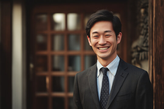 アジア人の若いビジネスマン