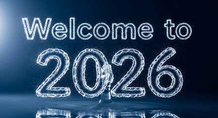 Welcome to the year two thousand and twenty six water droplets