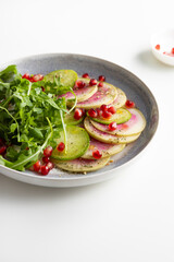 Winter radish daikon autumn salad light surface