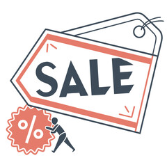 Clearance Sticker Price Label Store Shopping Design