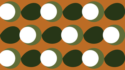 Mid-Century Abstract Geometric Pattern Background