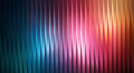 Abstract and colorful lines in gradient hues creating a visually appealing pattern. The image is a gradient color pattern with vertical line