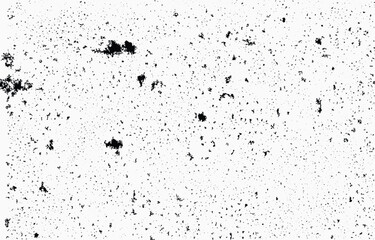 Abstract grunge vector design featuring a textured surface with distinct dark spots and patterns on a white backdrop, ideal for creative projects and backgrounds