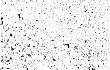 Abstract grunge vector design showcasing a distressed texture with scattered dark elements against a white background, ideal for diverse creative projects and visual applications