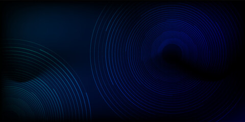 Abstract Circular Pattern Vector Background. Round Colorful Arcs Spiral Backdrop. Moving Circles. 3D Tunnel Depth Effect. Vector Illustration. Radial Speed Lines.