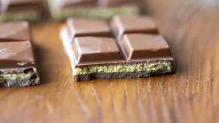 Close-Up of Crushed Dubai Chocolates