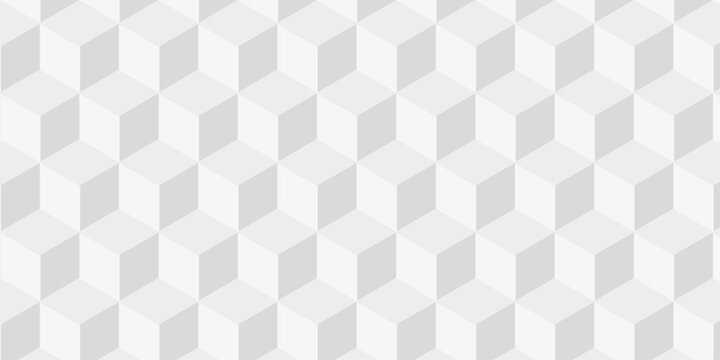 Seamless geometric pattern isometric blank cubic. Mosaic cube pattern vector tile wallpaper.	