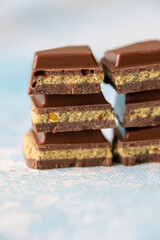 Close-Up of Crushed Dubai Chocolates