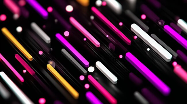 Colorful and abstract image of lines and circles. The colors are bright and vibrant, creating a sense of energy