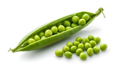Peas in a pod, Fresh green peas