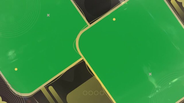 Motion graphics templates for the intro title background and green screen media presentation banner template