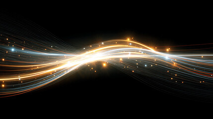 Quantum entanglement represented by glowing interconnected lines forming a luminous network symbolizing physics energy connection and the invisible bonds of particles in a futuristic abstract visualiz