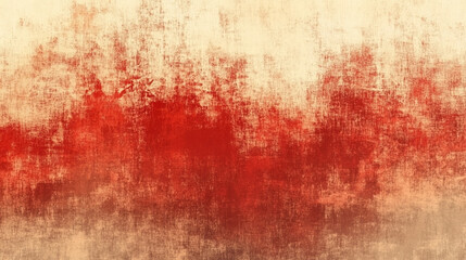 Fototapeta premium Warm red and beige gradient background with fine grain texture and subtle noise creates a soft abstract surface with depth and vintage mood for modern design and overlays. 