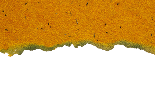 Abstract orange texture with black void background - Powered by Adobe