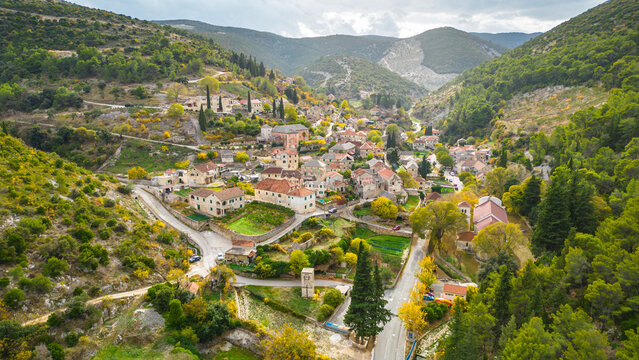 Brač Island Autumn Village Dol