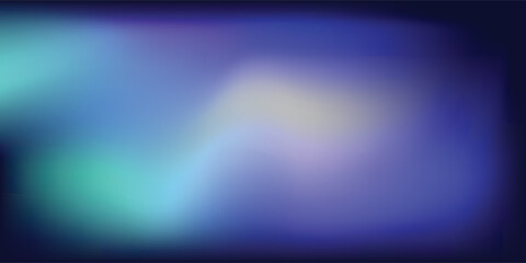 Vector illustration flat. Blue vector gradient mesh with soft acrylic transitions