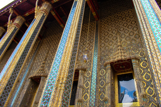 Bangkok, Thailand 15 October 2025: Grand Palace, Phra Borom Maha Ratcha Wang Beautiful architecture of complex of buildings in Bangkok, Thailand 