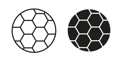 Fototapeta premium Football icon for template. Icon vector graphic set