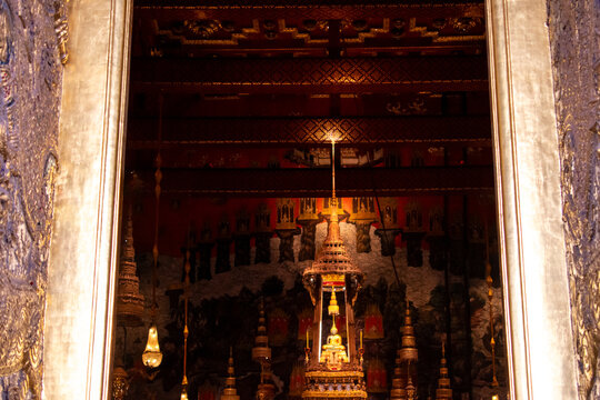 Bangkok, Thailand 15 October 2025: Grand Palace, Phra Borom Maha Ratcha Wang Beautiful architecture of complex of buildings in Bangkok, Thailand 