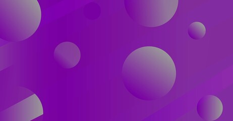 Soft Purple Abstract Background with Floating Bubbles