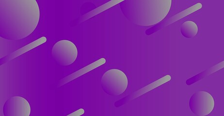 Soft Purple Abstract Background with Floating Bubbles